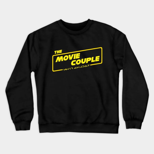 The Movie Couple Logo Tee - Yellow Logo Crewneck Sweatshirt by The Movie Couple